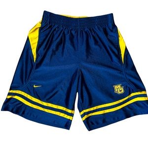 Nike MU Marquette University Athletic Basketball Shorts Size:Med